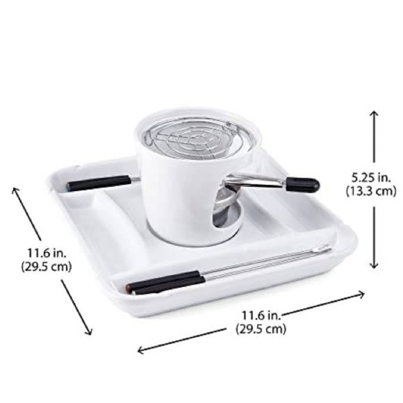 CHICAGO METALLIC Ceramic Smores Maker in White - Picture 4 of 13